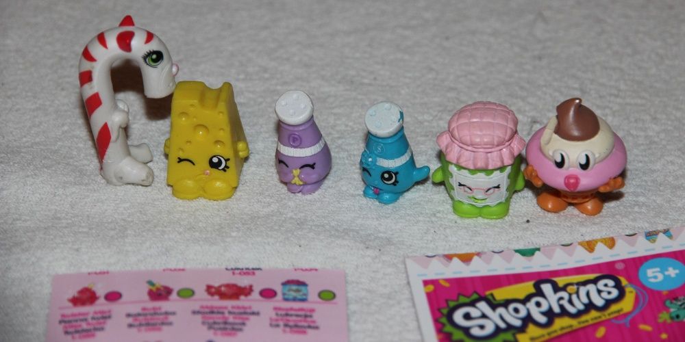 Shopkins, 6 szt figurek