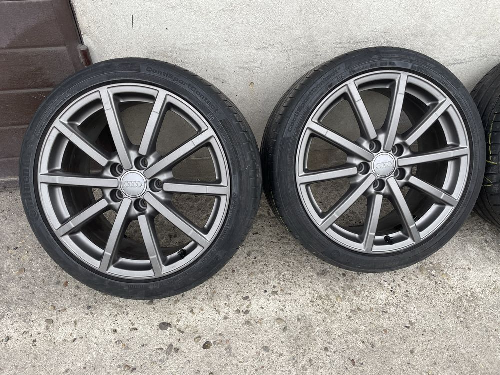 Koła, Felgi 5x112 18” Oryginał Audi a3 8v, Grafit