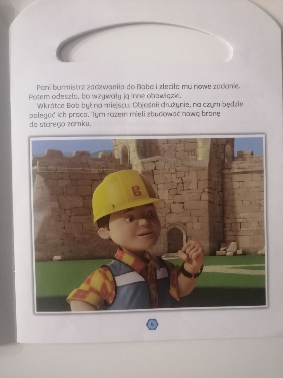 Strażak Sam Na Ratunek książka z kierownicą Bob Budowniczy bajka portf