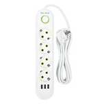 Listwa przedłużacz sieciowy BLOW 4 gniazda + 3x USB 5m biały 98-225#