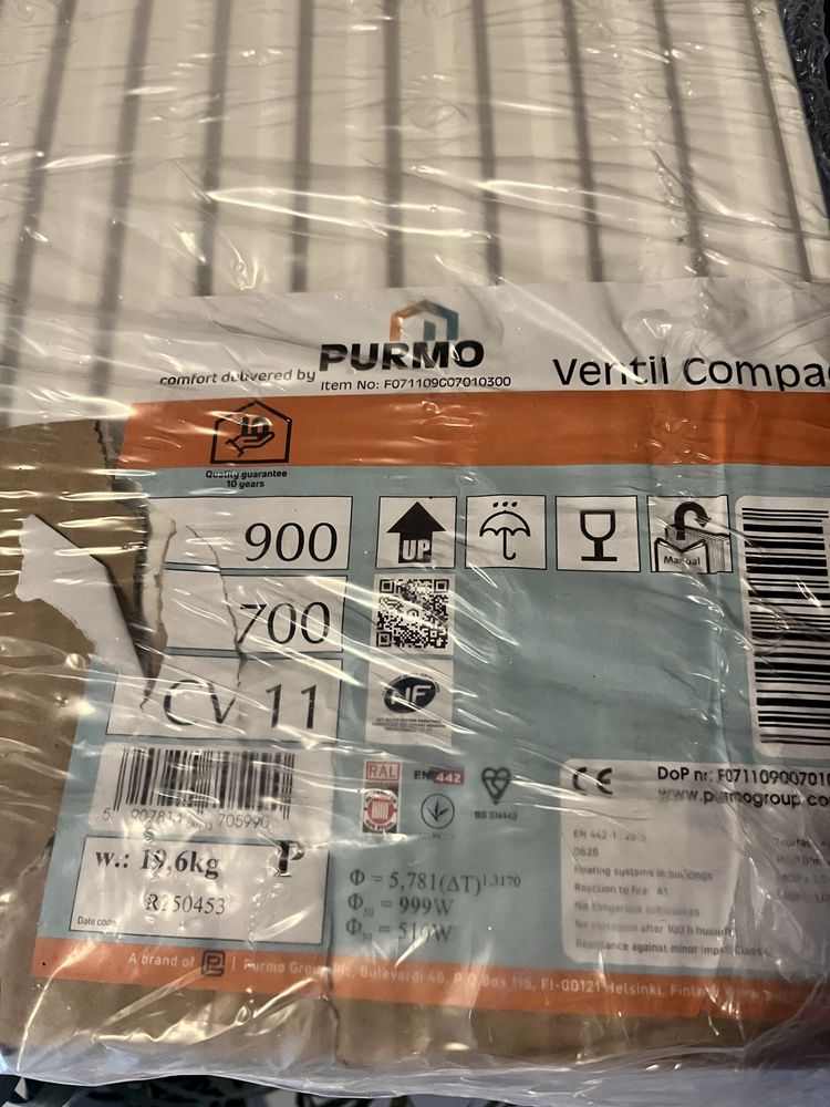 Grzejnik Purmo CV11 90x70 Nowy