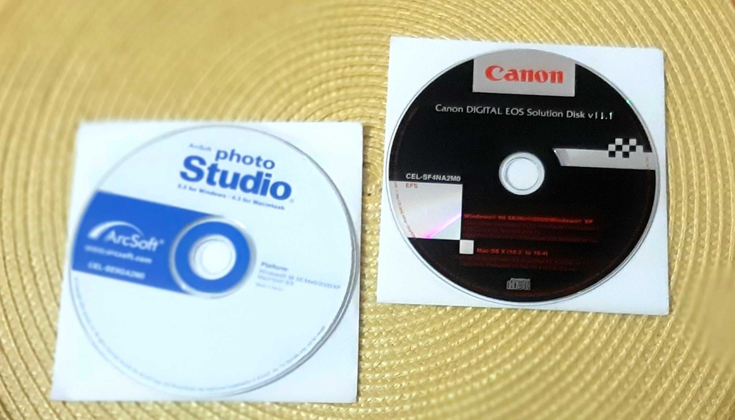 CANON.компакт-диск с инструкциями;диск с програмным обеспечением.