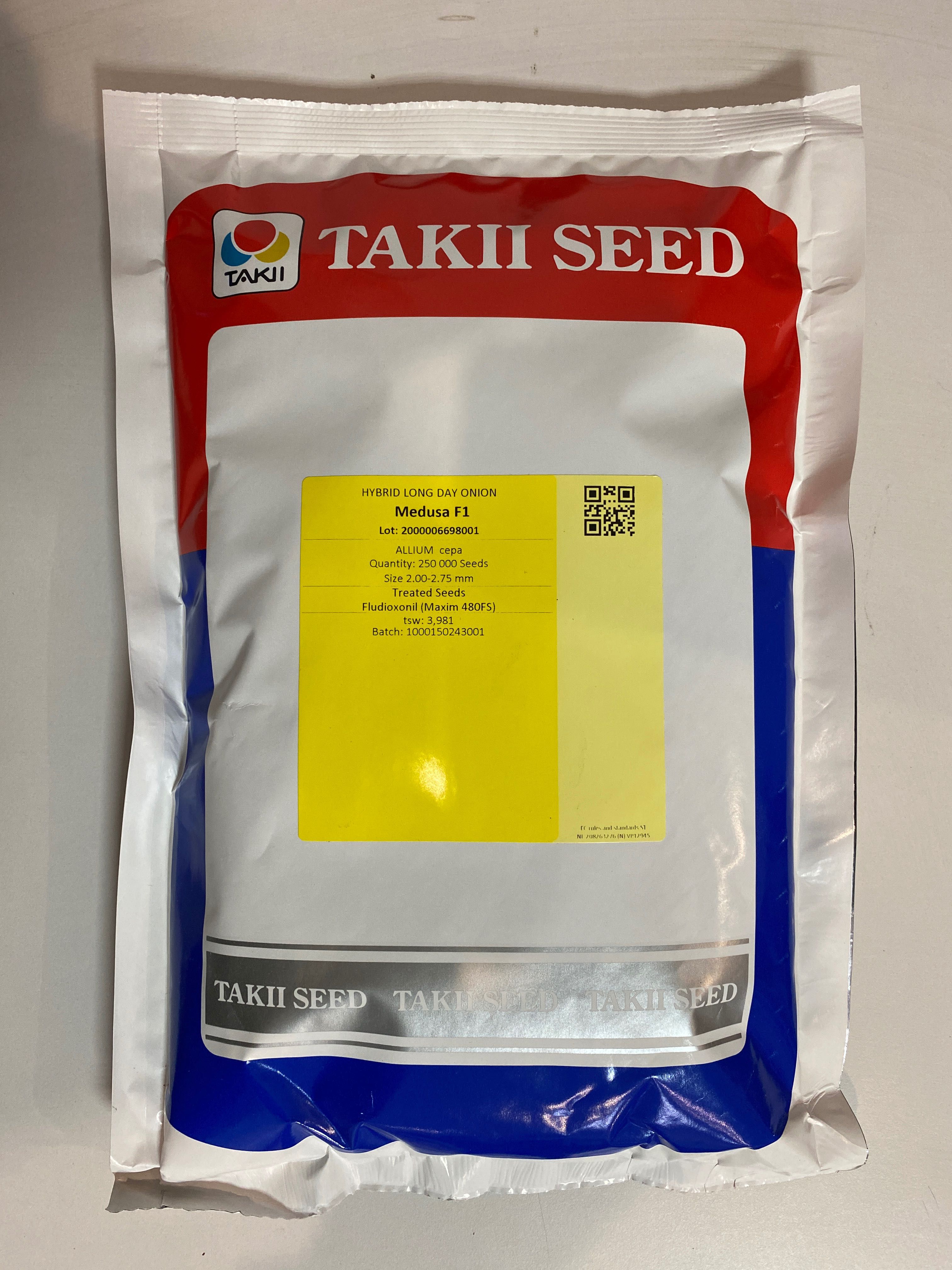 семена лука репчатого Медуза F1 (Medusa F1) 250 тыс.шт., Takii Seeds