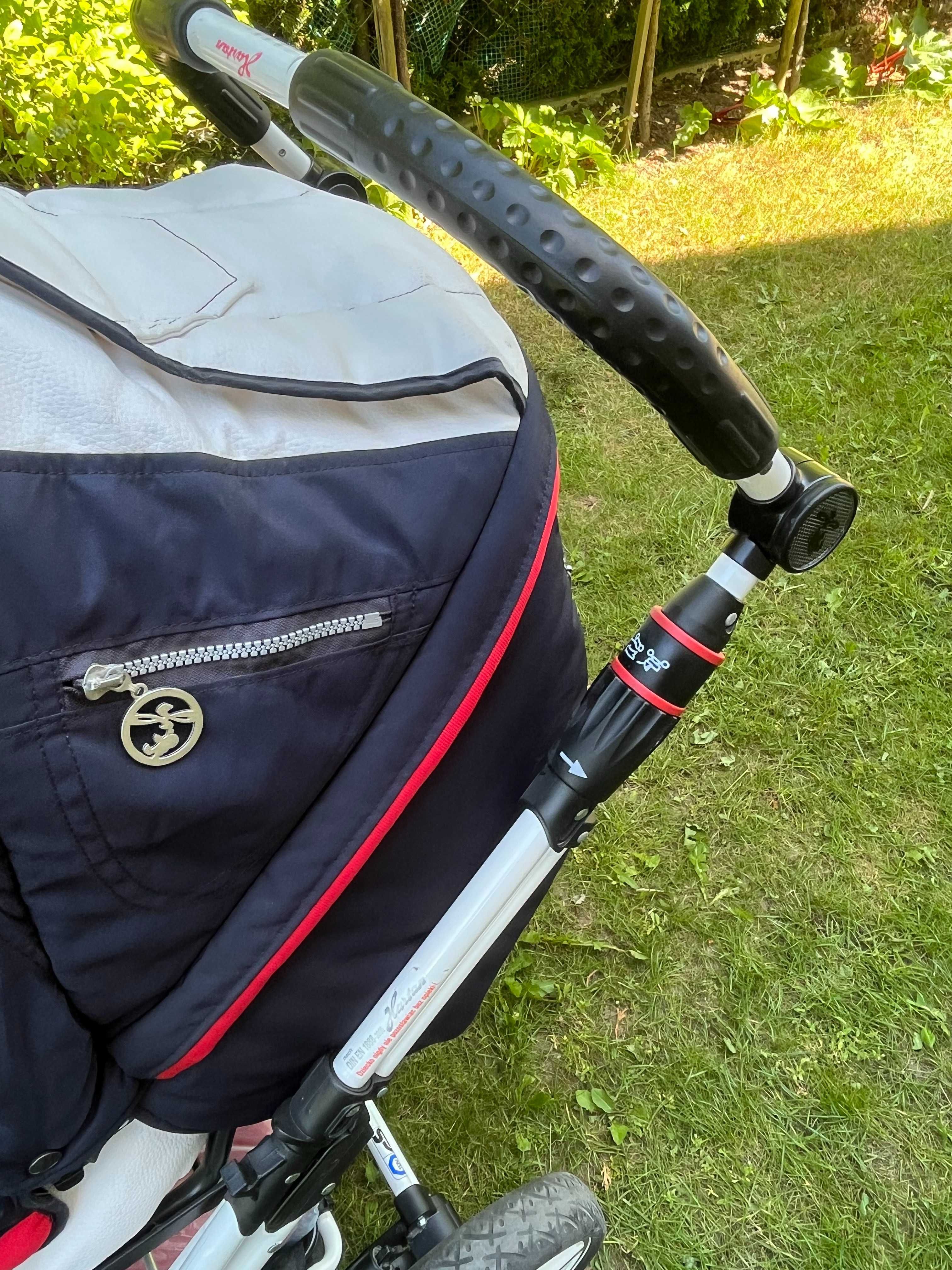 wózek Hartan/spacerówka+ gondola+ dodatki/ stan bdb/ model Topline S