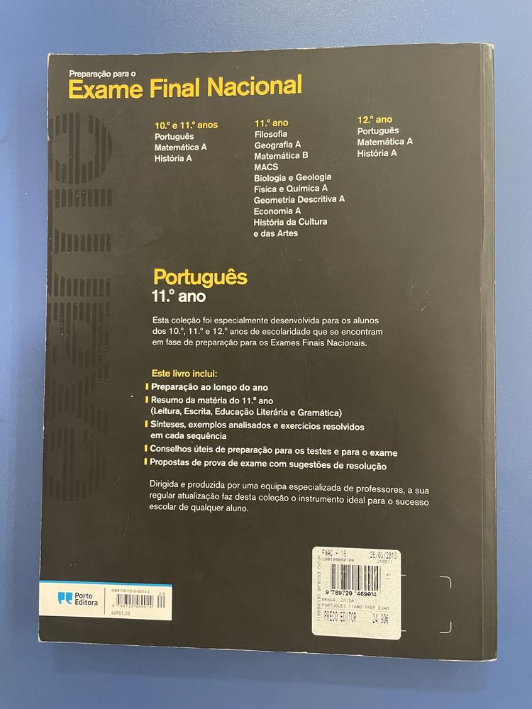 Preparação para o Exame Final Nacional Português 11 ano