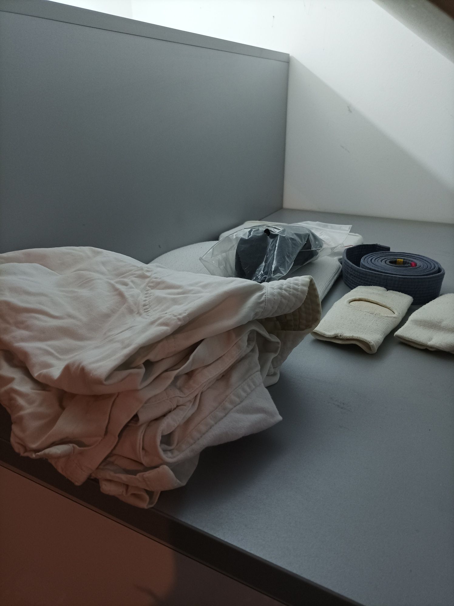 Kimono,pas niebieski,ochraniacze
