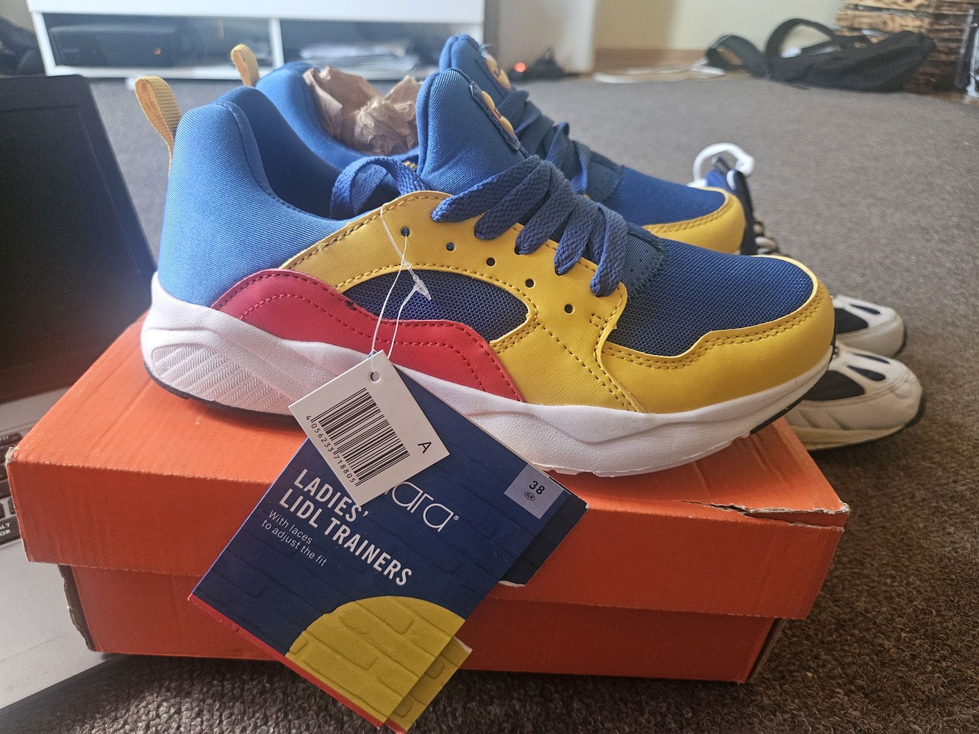 Nowe Sneakersy Biegowe Lidl Trainers metki R38