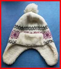Efektowna czapka zimowa, uszatka - F&F