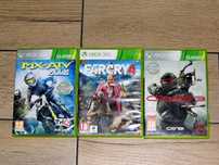 Gry na konsole XBox 360 Farcry 4, MX vs. ATV: Alive, Crisis 3 PL