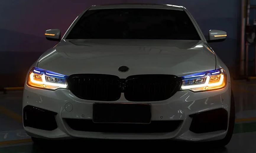 Фары передные фари передні бмв г30 bmw g30 laser апгрейд лазер лед