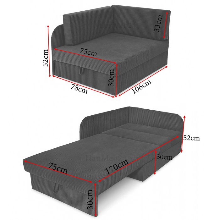 Łóżko dziecięce ,,Kubuś" Tapczanik dla dziecka