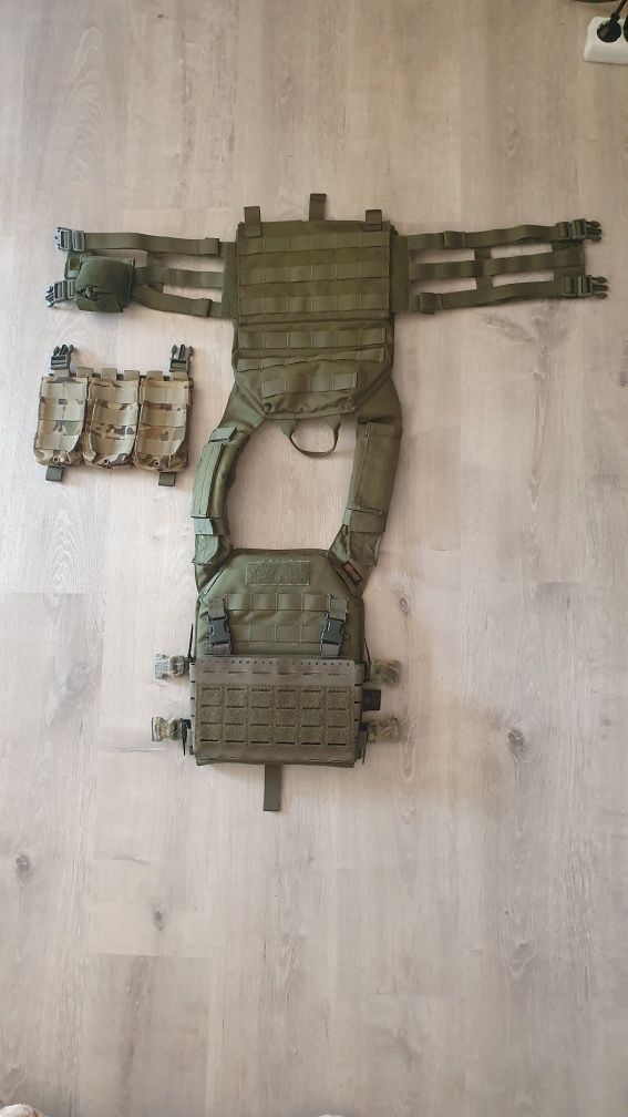 Colete Conquer OD + Canguru modular front panel