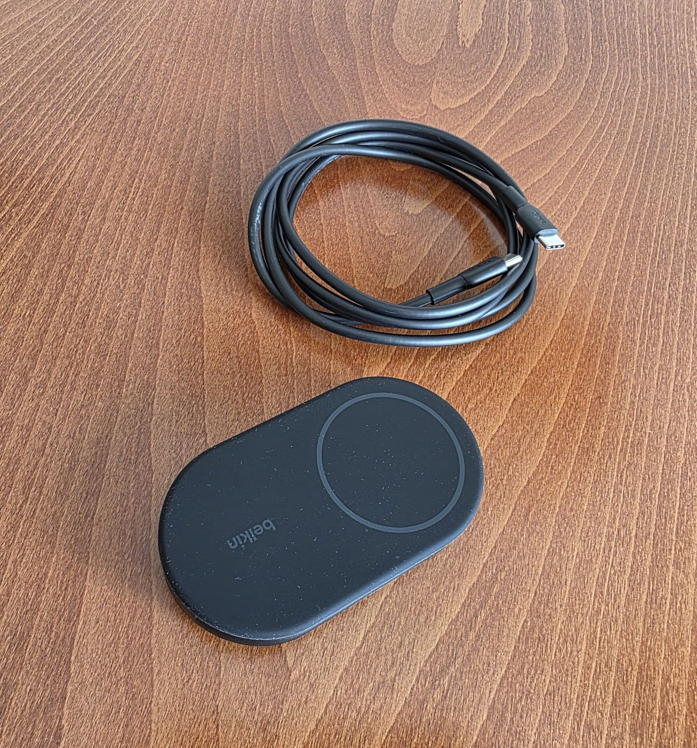 Ładowarka indukcyjna Belkin MagsSafe Qi2 15W Czarny + kabel USB C