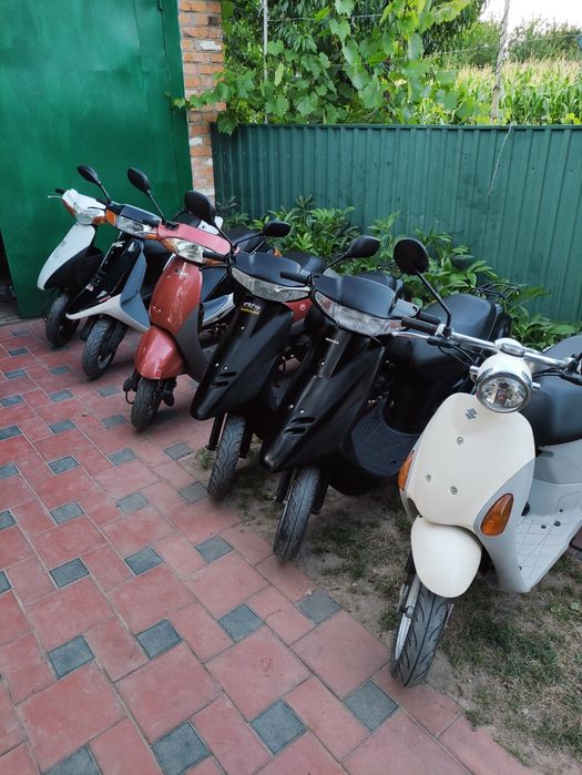 Скутера з контейнера без пробігу по Україні Honda Suzuki Yamaha