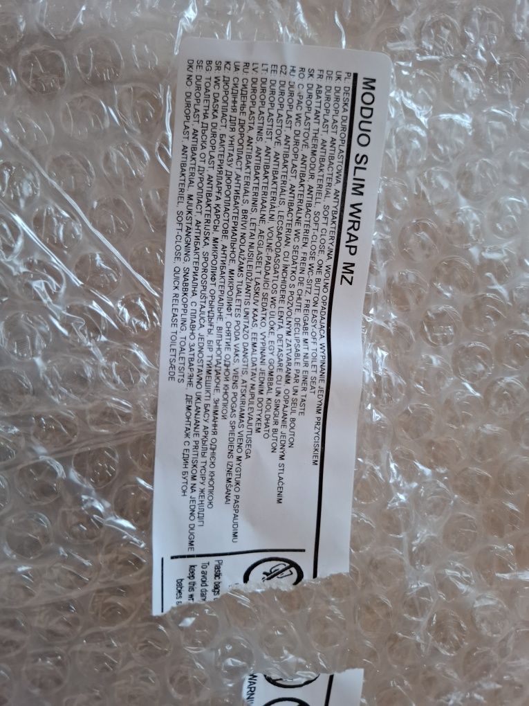 Deska sedesowa WC Cersanit Moduo Slim Wrap - nowa!