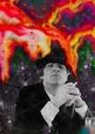 Poster A3 Psicadélico John Lennon, The Beatles by Lucy Blu