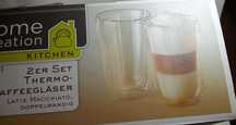 Szklanki termiczne latte macchiato 450ml zest. HomeCreation Niemieckie