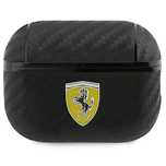 Etui Ferrari On Track Pu Carbon na AirPods Pro 2 cover - czarne