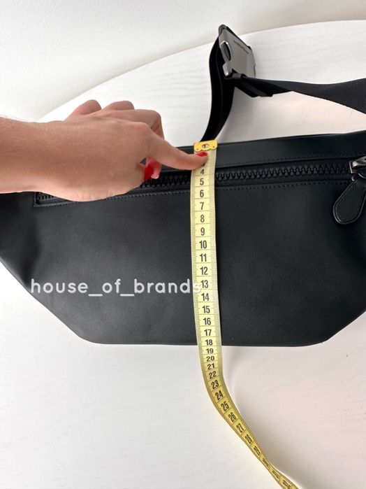 COACH Track Belt Bag Чоловіча шкіряна сумочка бананка мужская сумка