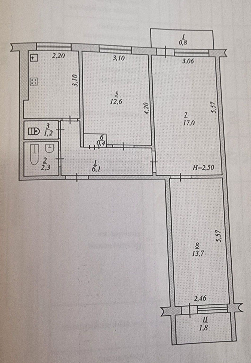 Продам 3-х комнатную пр.Мира, вул.Гетьманська