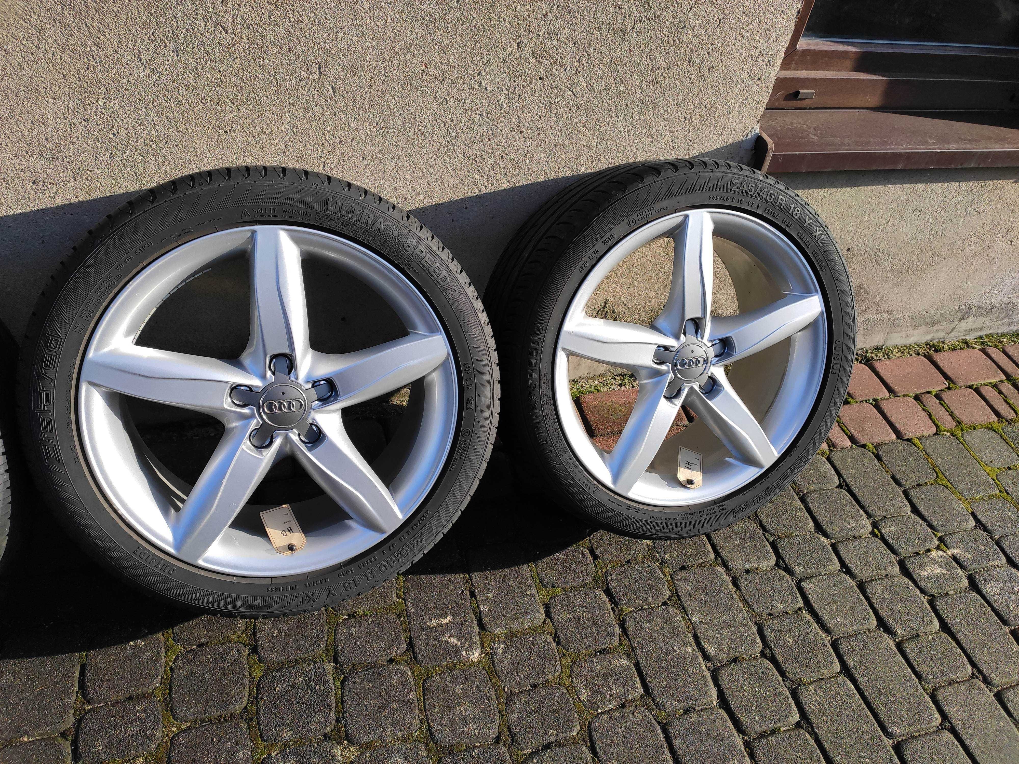 Alufelgi oryginał 18 Audi vw 5x112 Ładne