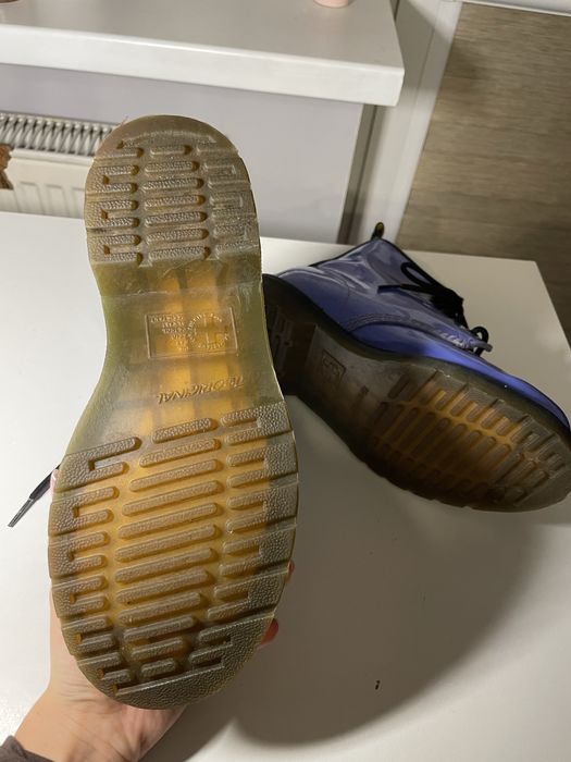 Glany Dr. Martens 1460W Patent Lamper Purple