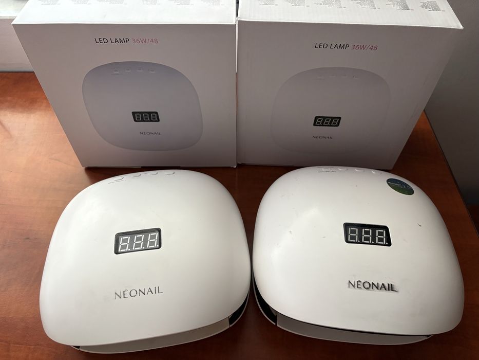 NeoNail Lampa LED 36W/48 LCD Dispaly Biała