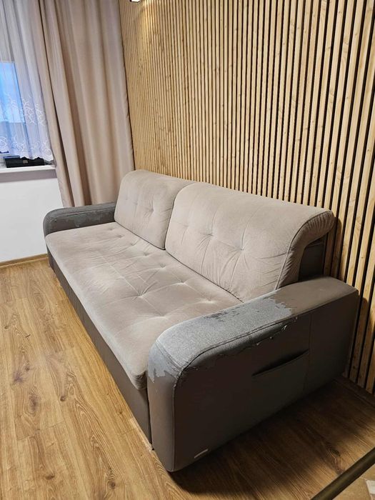 Sofa z funkcją spania sprężyny