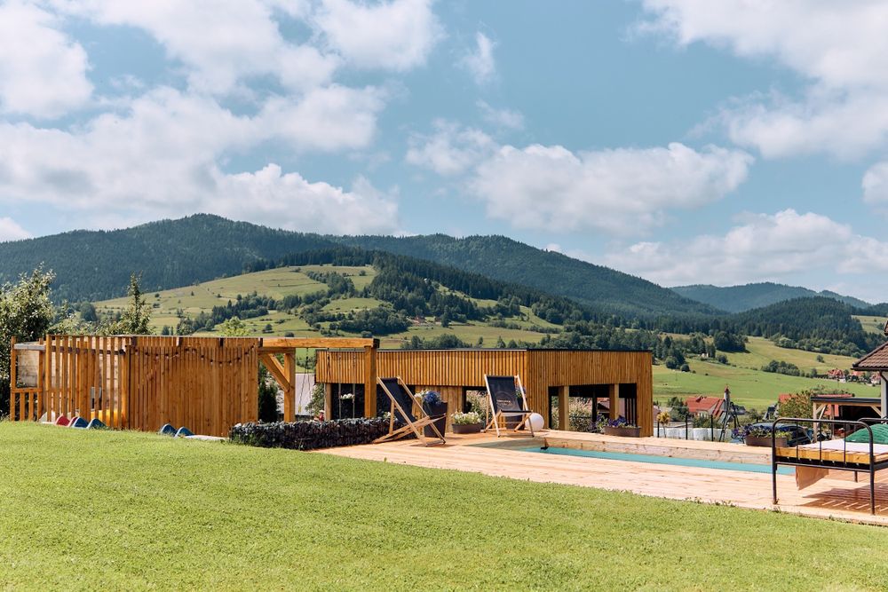 Domek w Górach z jacuzzi, Domek w Gorcach, domek do wynajęcia w Górach