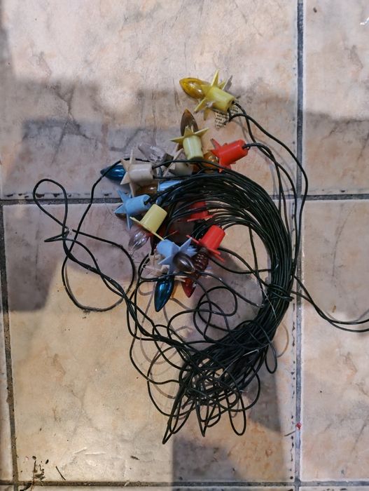 Lampki choinkowe PRL