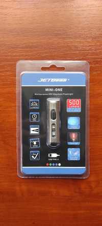 Ліхтар наключий Jetbeam MINI ONE 500lm, USB TYP-S Металевий корпус