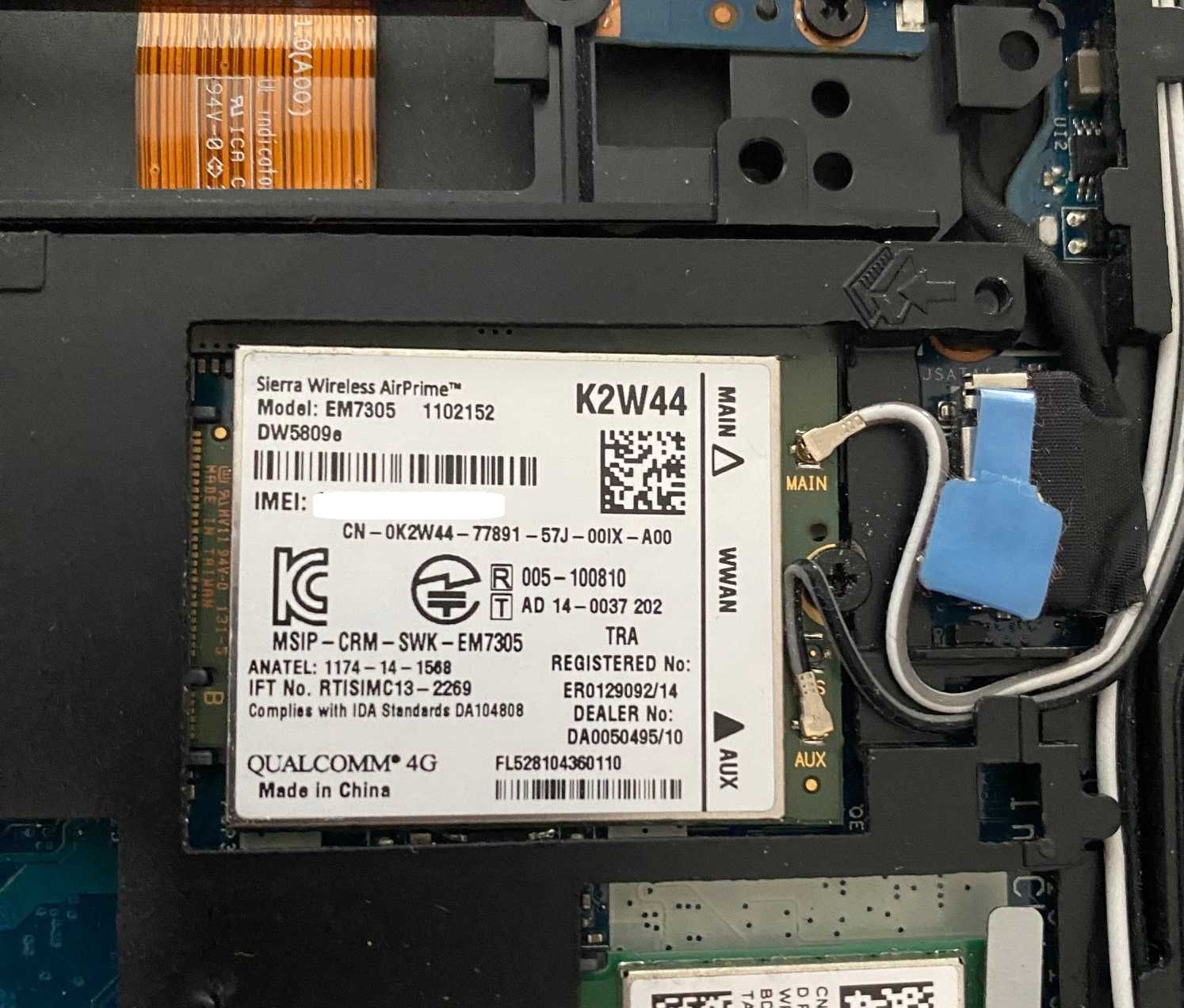 Dell Latitude E7450 Core i7 14" nowa bateria, modem LTE !