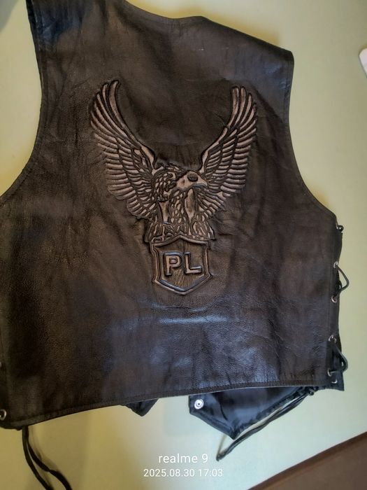 Skórzana kamizelka
