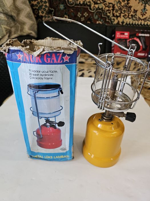 Освітлення Лампа Газова з Пустим Балоном без Кришки Nur Gas Lambasi