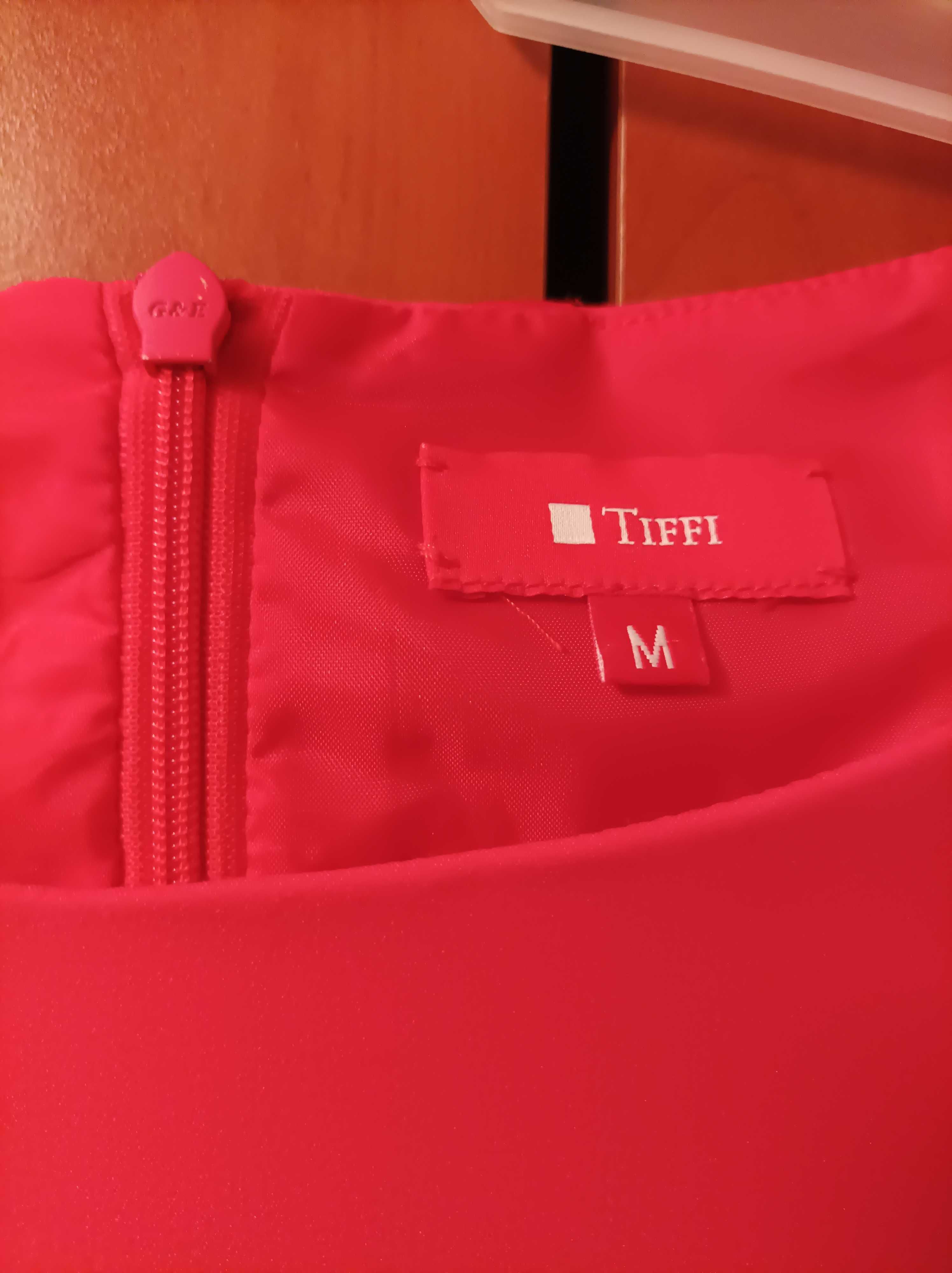 sukienka czerwona TIFFI