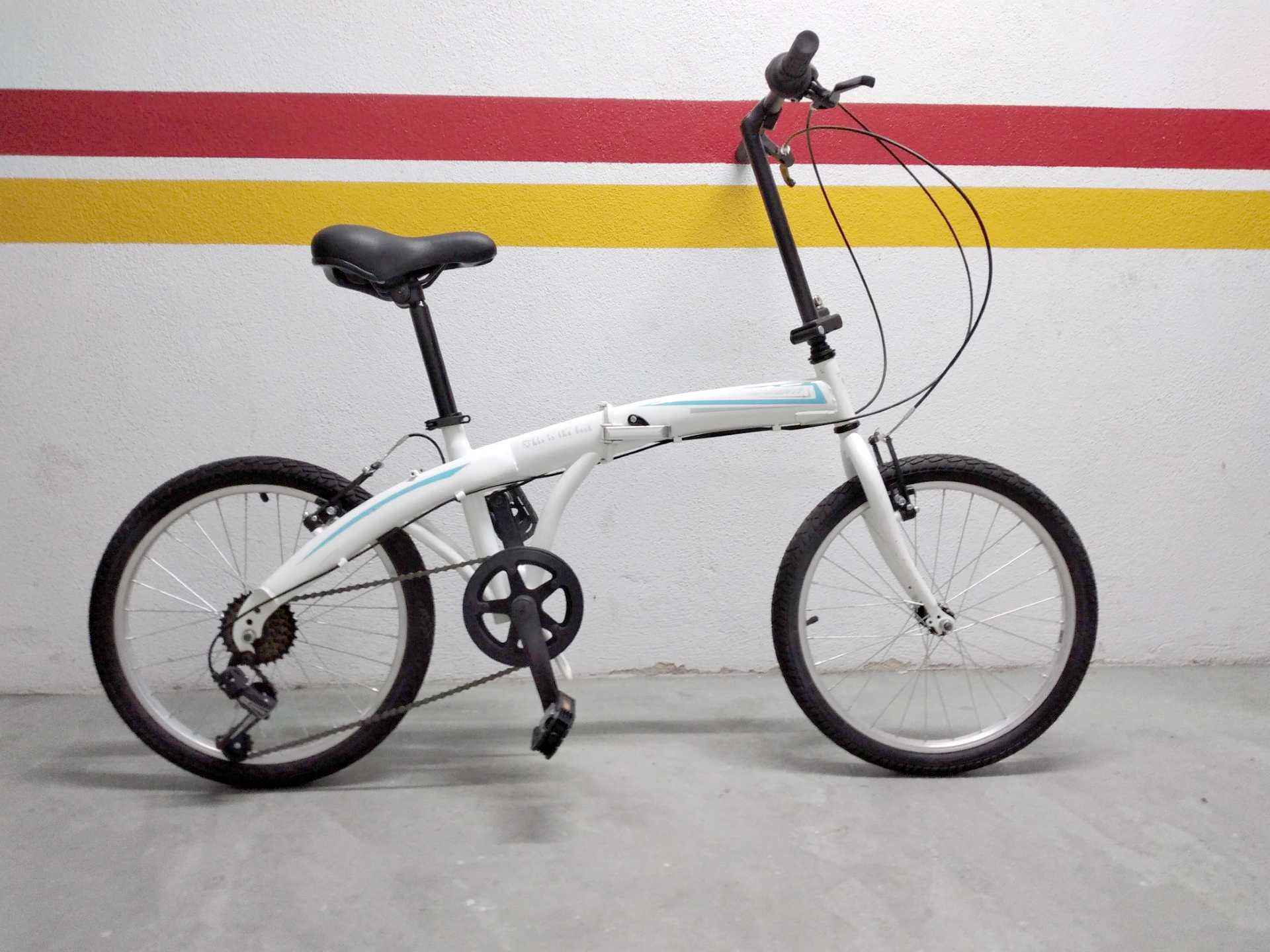Bicicleta desdobrável/dobrável, como nova