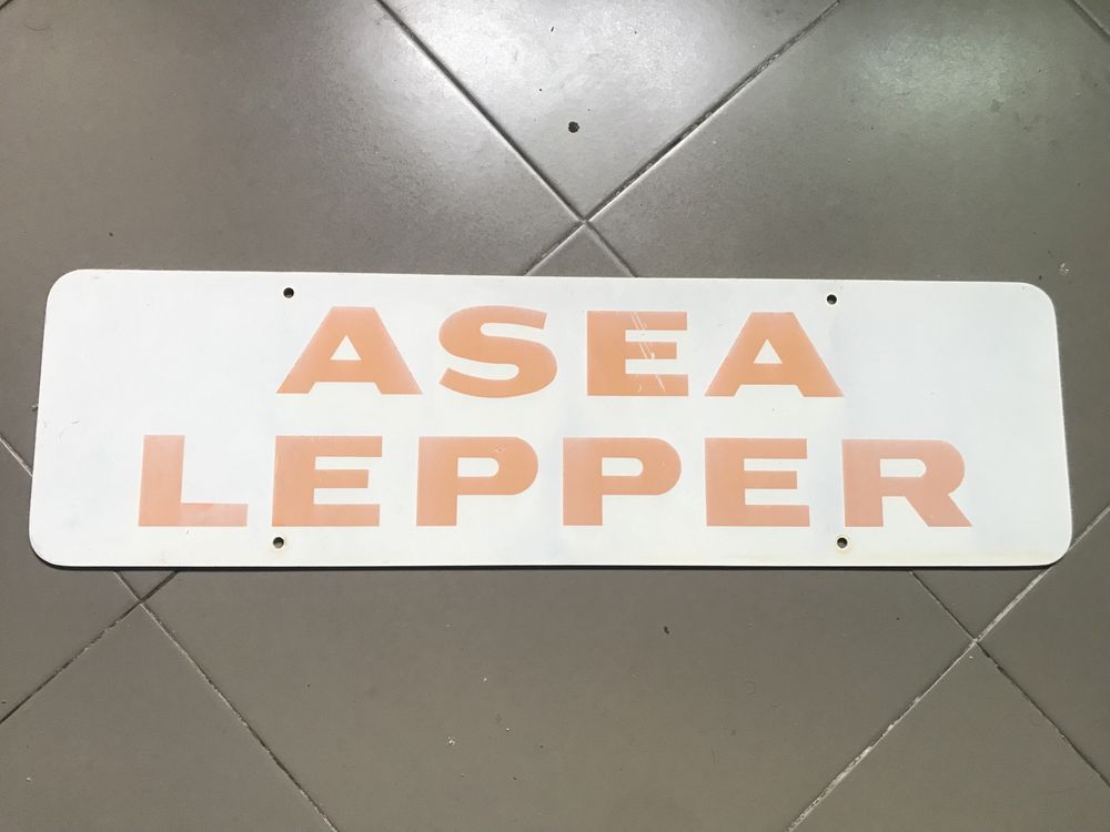 Chapa / Reclame Asea Lepper