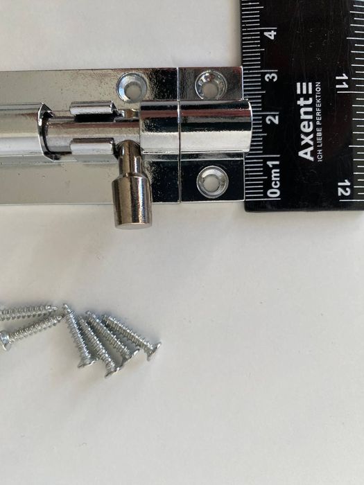 Шпінгалет для вікон/дверей засув на двері 90×30 мм (хромований)