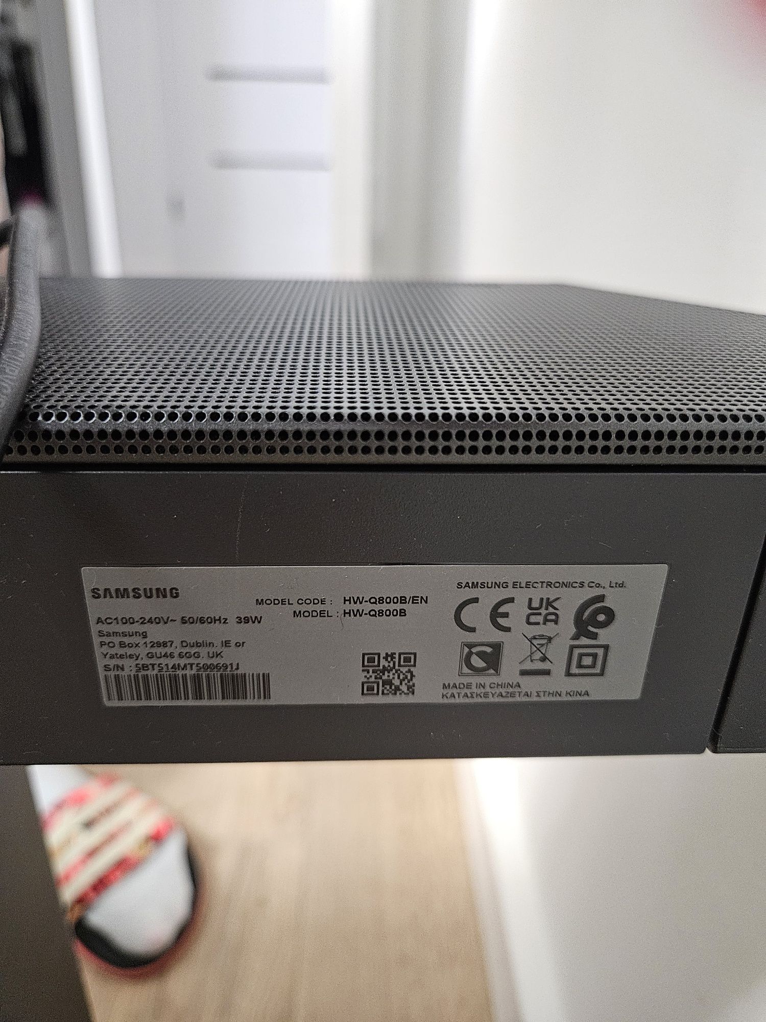 Soundbar Samsung HW-Q800B EN