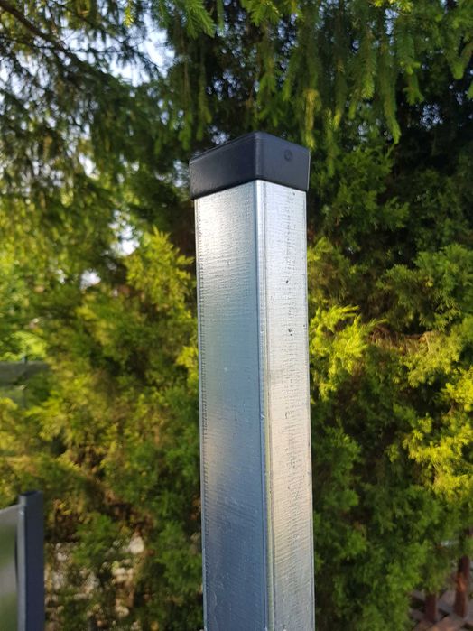 Słupek ogrodzeniowy ocynkowany, profil 60x40