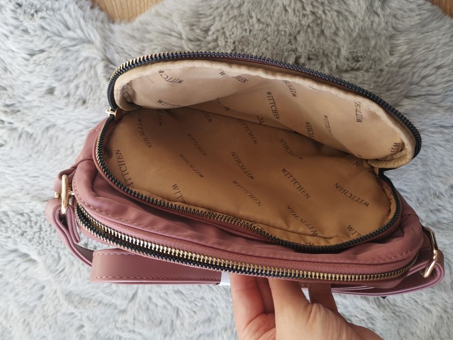 Torebka Wittchen pudrowy róż nylonowa wyjątkowa i praktyczna 
Dzięki w