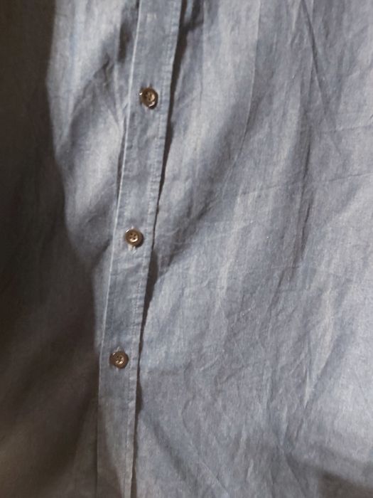 Koszula męska bawelniana jinsowa xxl z  stójką
