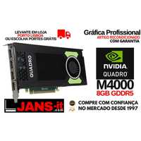 Placa Gráfica nVidia Quadro M4000 8GB 4xDisplayPort