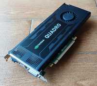 Placa gráfica Nvidia Quadro K4000, 3 Gb GDDR5, série profissional