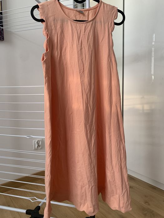 Koralowa śliczna sukienka ciążowa ASOS rozm.M