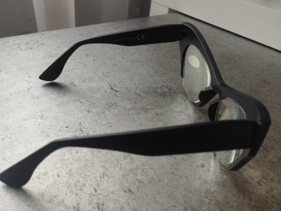 Okulary do czytania,kocie oczy,czarne+4