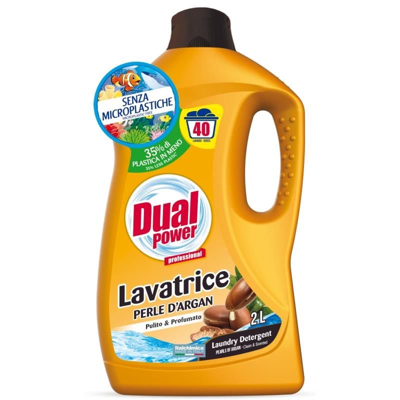Dual Power Płyn do Prania Argan 2L 40 Prań Włoski Olej Arganowy