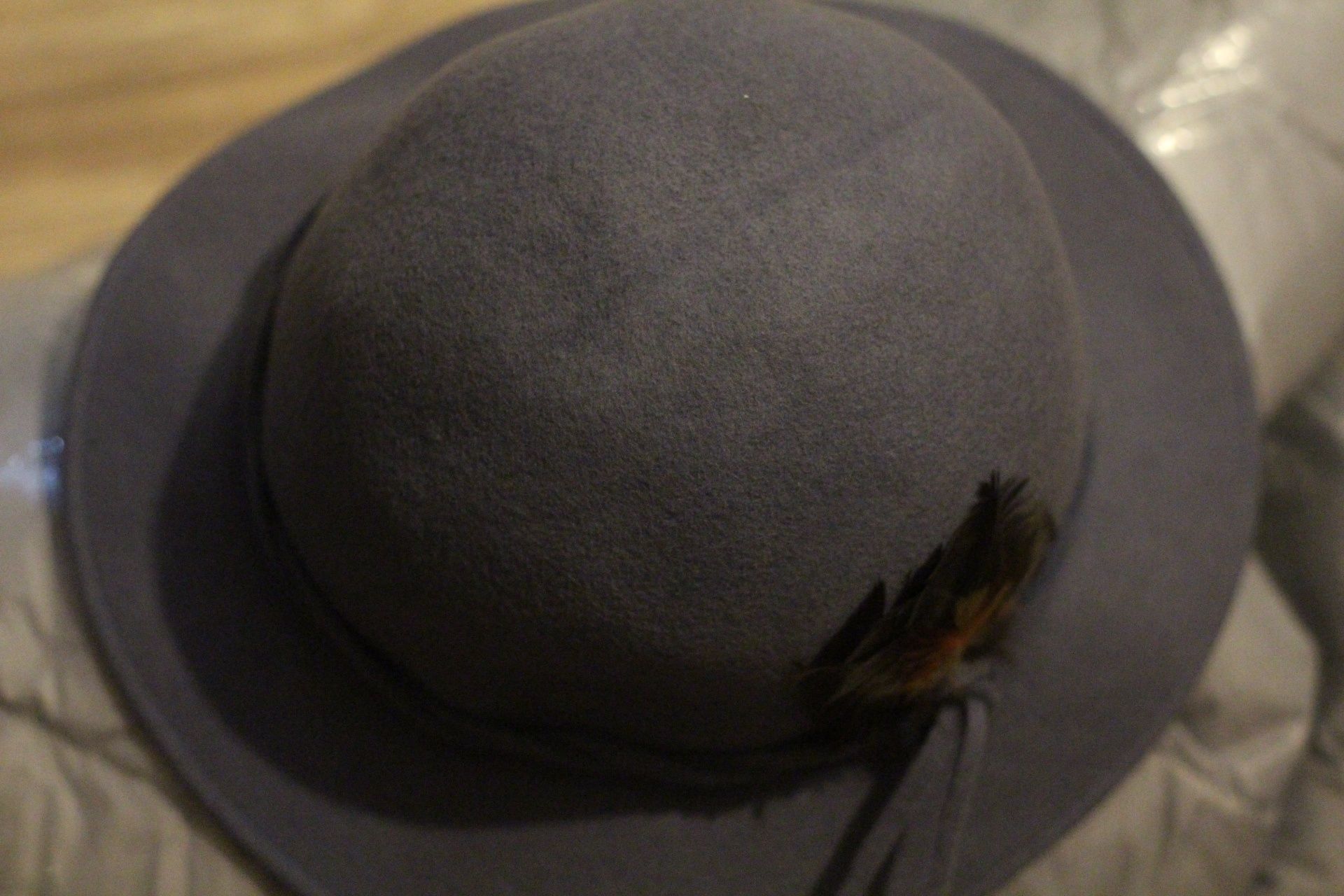Шляпа теплая осень весна шапка головной убор классический