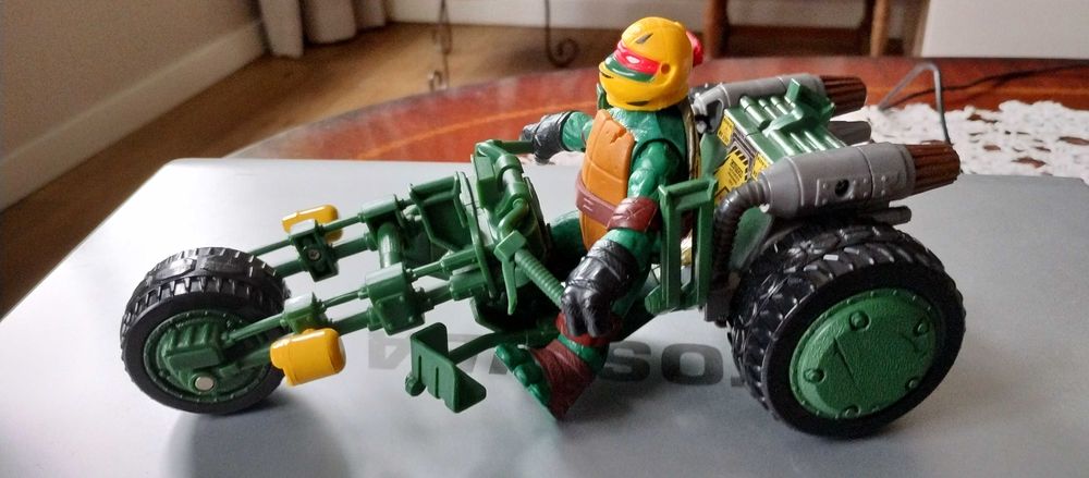 Tmnt Żółwie ninja bike trójkołowy motocykl i figurka