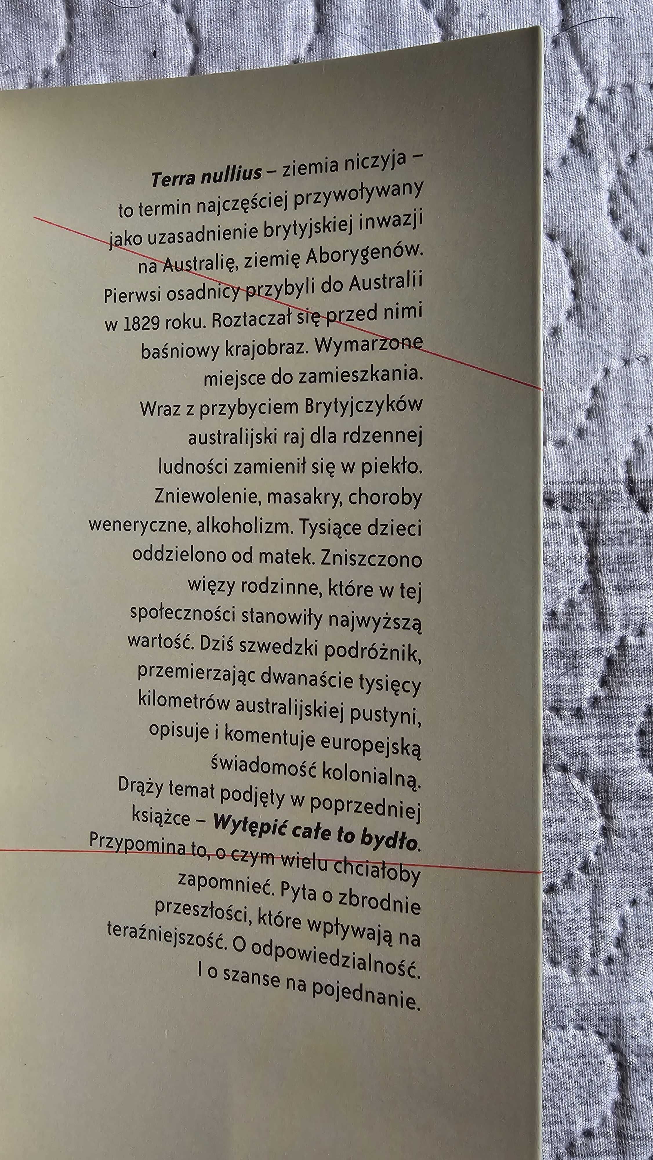 AI Terra Nullius Sven Lindqvist Podroż przez ziemię niczyją